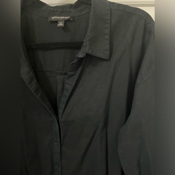 Banana Republic Linen Button Down - Picture 4 of 6